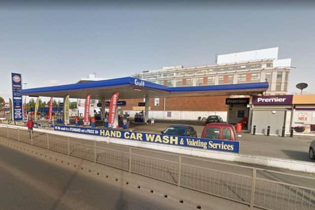 A man has been charged with an armed robbery at a petrol station in Doncaster