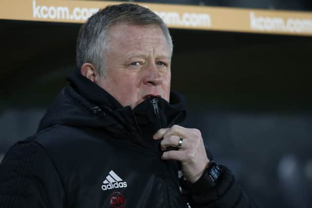 Chris Wilder was furious after Friday's defeat at Hull City: Simon Bellis/Sportimage