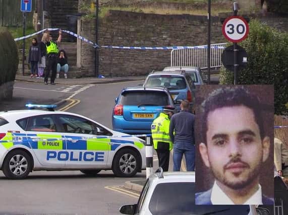 The murder scene on Daniel Hill and and victim Aseel Al-Essaie inset