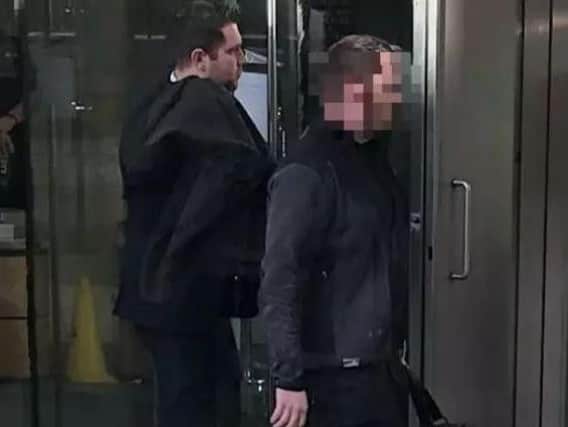 Luke Cannon (left) walked free from court on February 13, 2018, after he admitted to sending explicit pictures and videos of himself to two pupils at the South Yorkshire school he taught at