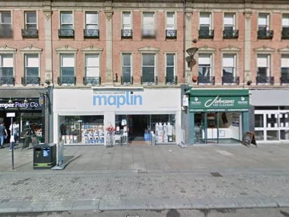 Maplin in Sheffield city centre.