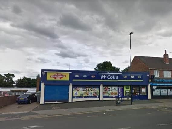 Detectives are investigating a robbery at McColls on Barnsley Road, Sheffield