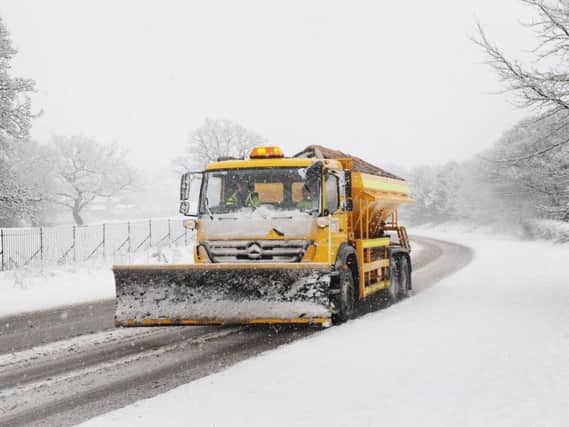 Gritters are out and about across the region as snow causes school closures