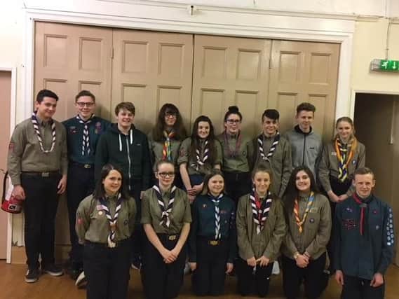 The Doncaster Scouts who will be going to the 24th World Scout Jamboree
