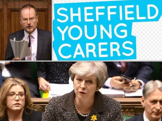 The PM said she would be happy to meet young carers from Sheffield