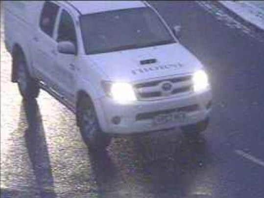 Martin Sandy is believed to have been driving a white Toyota Hilux