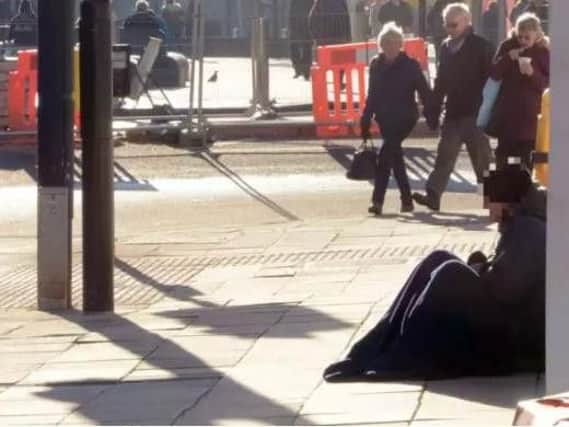 With the Beast from the East gripping South Yorkshire, people are urged to contact their local council if they are concerned about a rough sleeper.