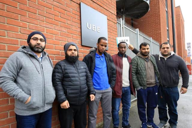 Uber drivers this week visited the company's office in Sheffield