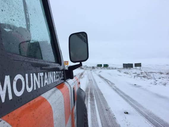 The Woodhead Moutain Rescue team are en route to save a lorry driver who got stuck on the Woodhead Pass overnight due to the snowy weather conditions.