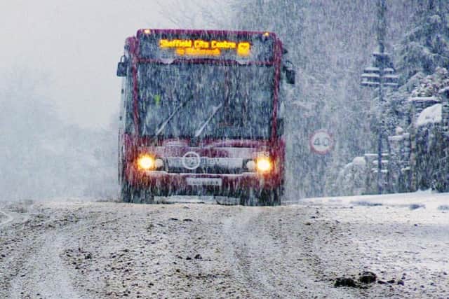 Many bus services are still disrupted due to the weather (photo: Edward Higgens/PA Wire)
