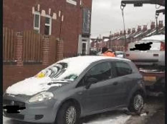 Untaxed cars are being seized in Darnall and Tinsley