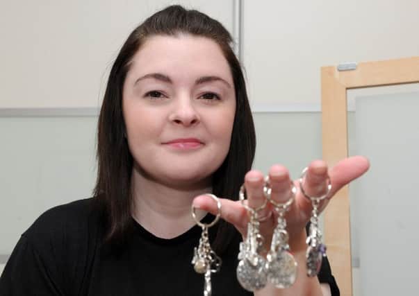 Jewellery made by Julie Herbert, who suffers from fibromyalgia and chronic fatigue syndrome.