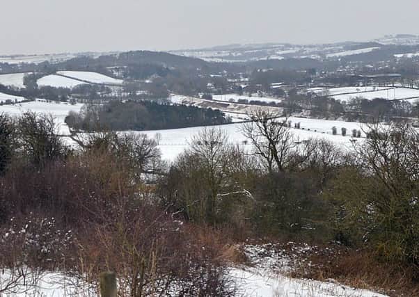 Rural Derbyshire after the recent snow storms.