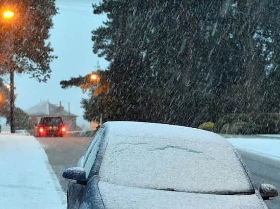 The snow is still causing problems for motorists