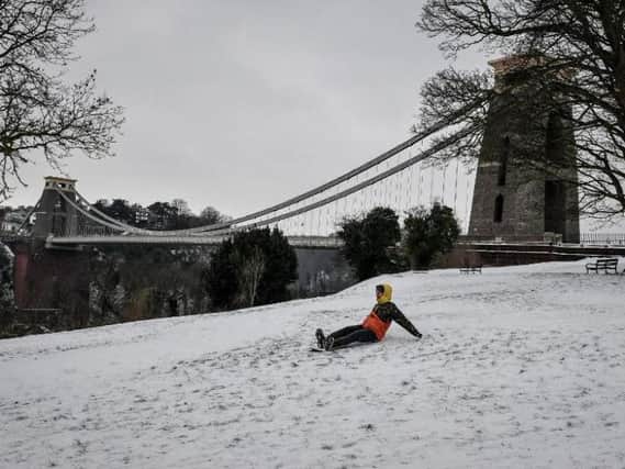 The scene in Bristol on Friday, where Sheffield Wednesday are due to play on Saturday. PA Picture