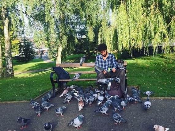 A friend said Mohammed enjoyed the simple pleasures in life, like feeding the pigeons