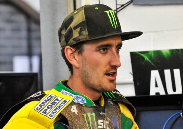 Chris Holder in Aussie colours - picture by Andy Povey