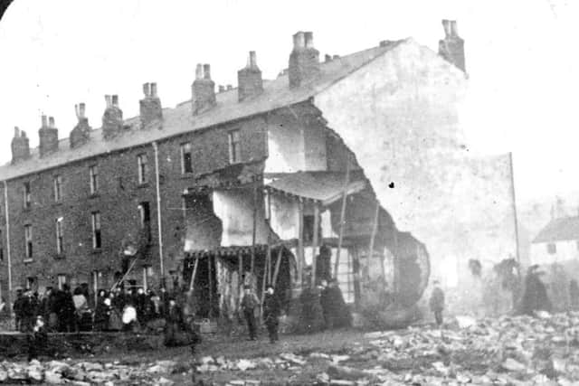 Great Sheffield Flood 1864 - remains of Brick Row and Holme Lane, Hillsborough