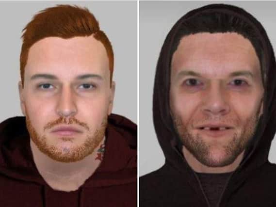 E-fit of two men suspected to have been involved