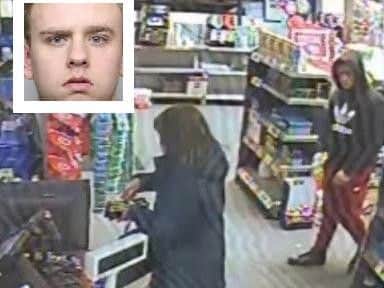 Shea Heeley was captured on CCTV buying a packet of sweets a matter of minutes before he murdered 16-year-old Leonne Weeks