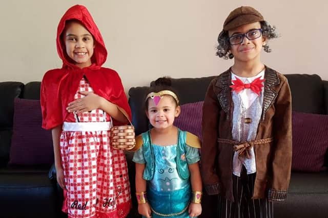 Children dressed up as their favourite characters for World Book Day