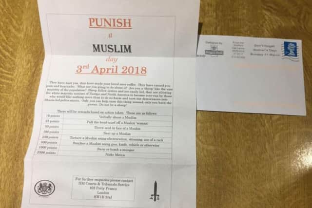 A picture of the letter, as posted by @Rowaida_Abdel on Twitter