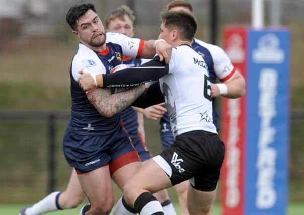 Sheffield Eagles played their first home game of the season in their new home at The Olympic Legacy Park.Pictured is Matty Fozard....Pic Steve Ellis