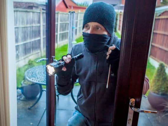 Detectives are for burglars who stole a car and cash in two house raids