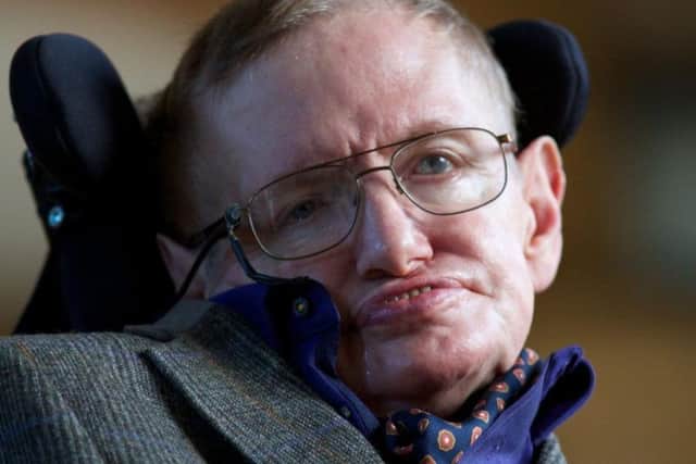 Professor Hawking's death was announced this morning.