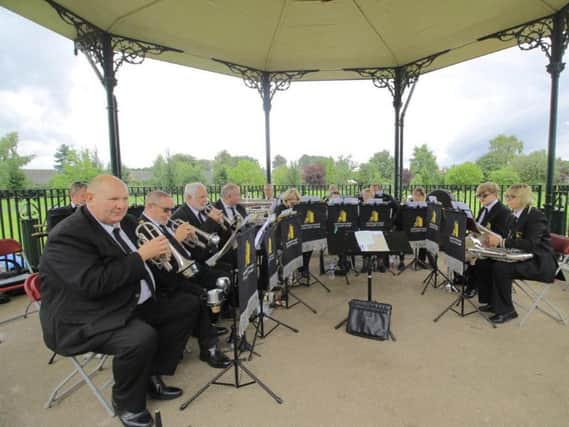 Markham Main Colliery Brass Band.