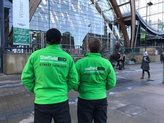 Sheffield BID's street rangers.