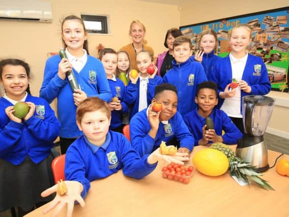 Pupils at Emmanuel Junior Academy have been learning about healthy eating at the SHINE after-school club