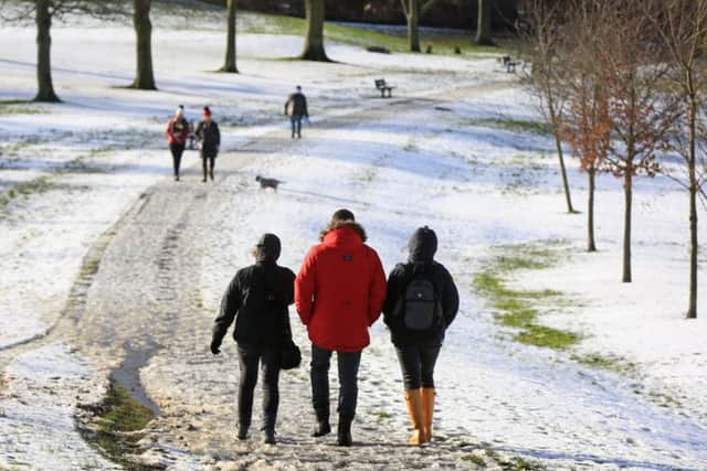 Snow has been forecast for Sheffield for Saturday.