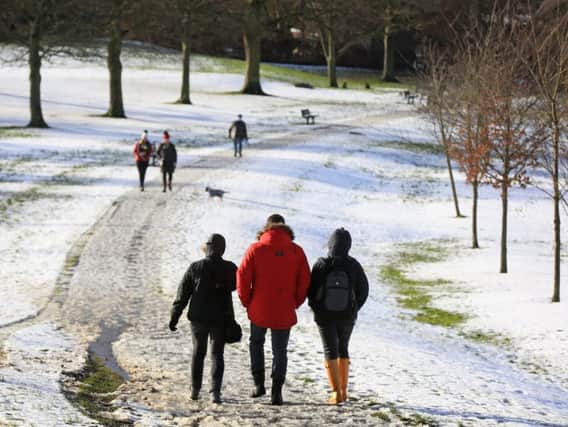 Snow has been forecast for Sheffield for Saturday.