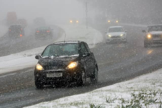 Snowfall in Sheffield. Picture: Chris Etchells