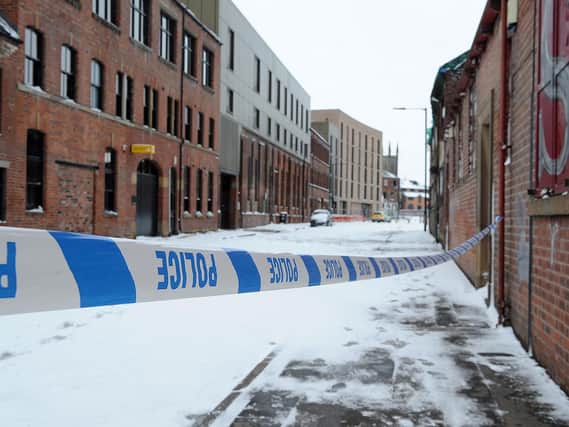 The scene of the shooting on Sidney Street. Pictures: Andrew Roe