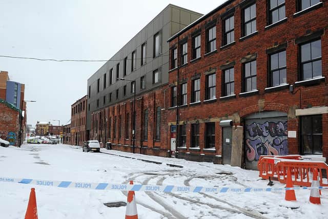 The scene of the shooting on Sidney Street. Pictures: Andrew Roe