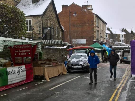 The scene of Nether Edge Farmers' Market. Picture: Nether Edge Neighbourhood Group.