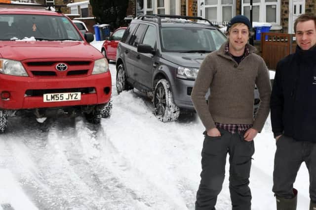 Dave Marsh and Oliver Twigg have been helping stranded nurses and midwives.