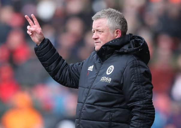 Chris Wilder says his team have already proved an important point: Simon Bellis/Sportimage