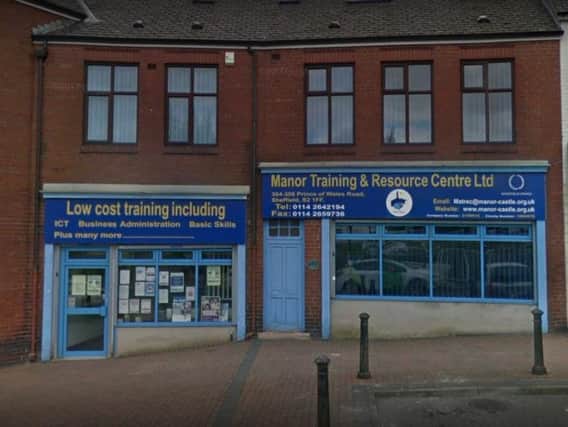 Manor Training and Resource Centre, Prince of Wales Road, Sheffield. Picture: Google.