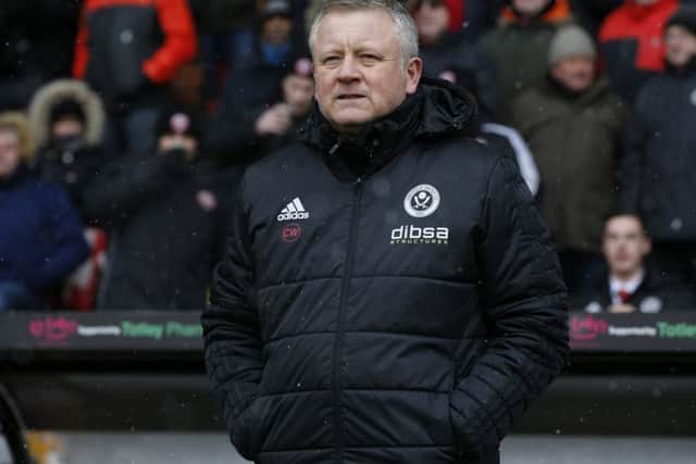 Chris Wilder demands a lot from his players: Simon Bellis/Sportimage