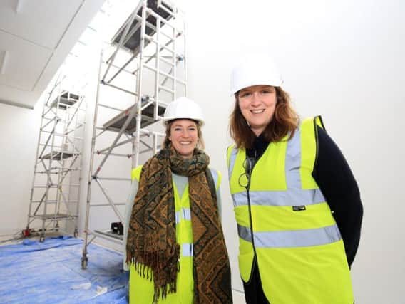 Kirsty Young and Laura Sillars from Site Gallery. Picture: Chris Etchells