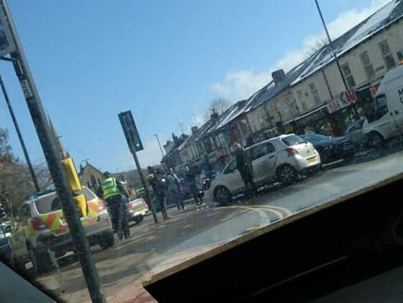 Crash on Barnsley Road - Credit: Lisa Middleton