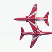 Red Arrows performing at the Sunderland Airshow. A Red Arrows jet has crashed after an incident at RAF Valley in north Wales, the Ministry of Defence has said.  Photo: Owen Humphreys/PA Wire