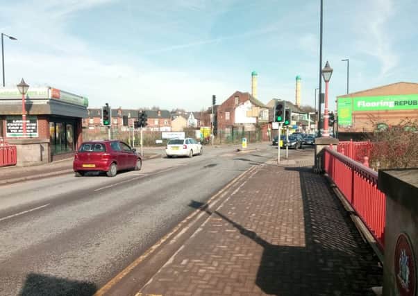 London Road, at the junction with Broadfield Road, in Heeley, where a Â£4.8 million revamp is planned