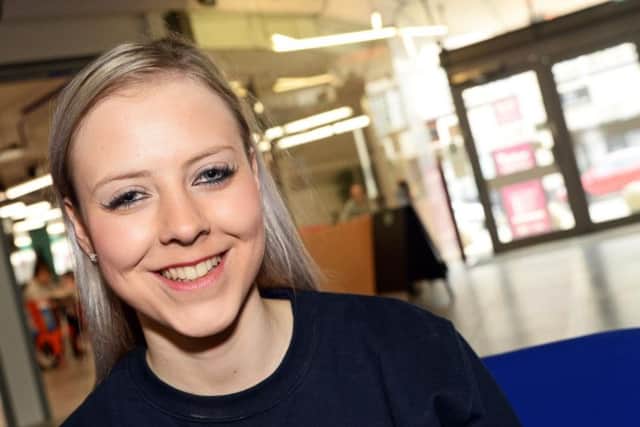 Sheffield Hallam student Niamh Hardy, pictured.