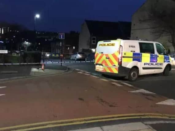 Police officers were called out to a stabbing incident in Sheffield last night