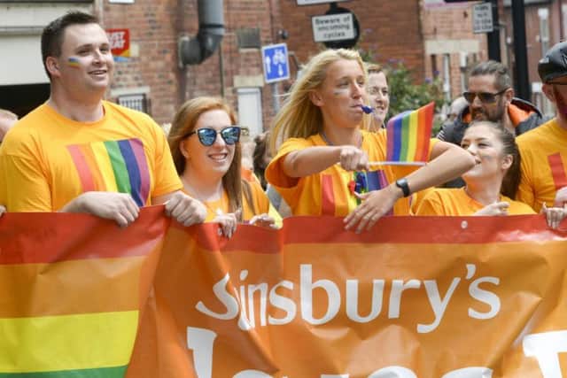Pride organisers said Sainsbury's was the only business along Ecclesall Road to sponsor last year's event