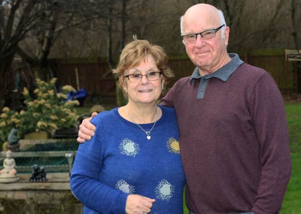 Tom Charlton and wife Carol. Pictures: Chris Etchells